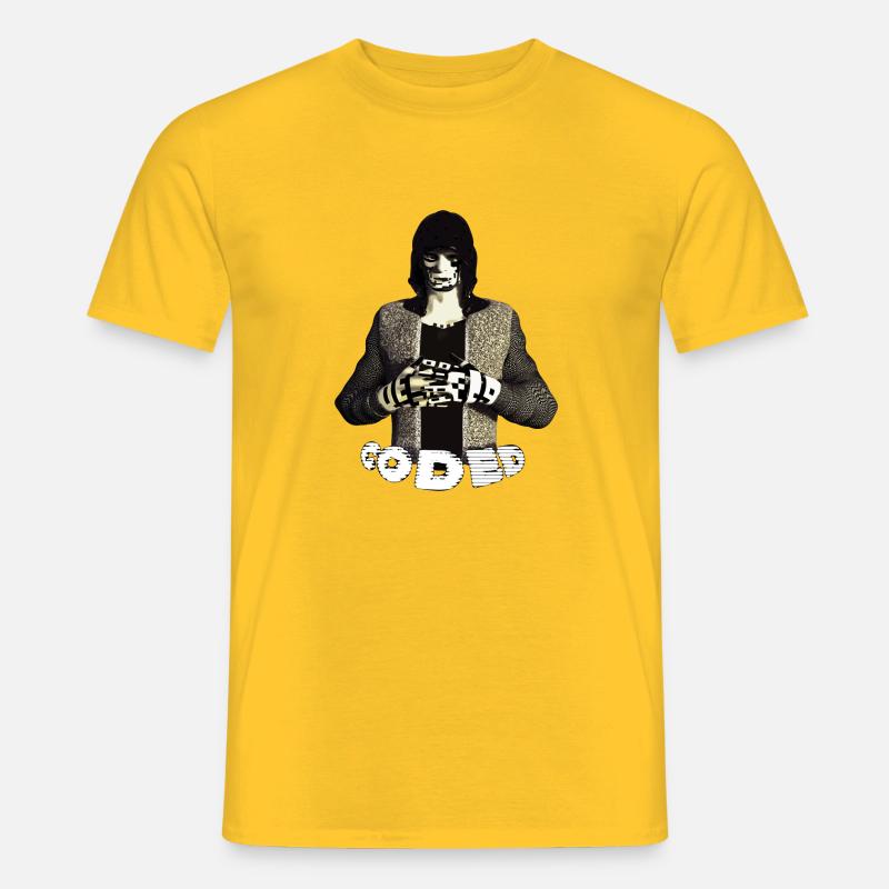 CODIERT - Männer T-Shirt - Gelb