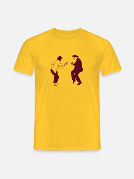 pulp fiction dancing pf06 - Männer T-Shirt -