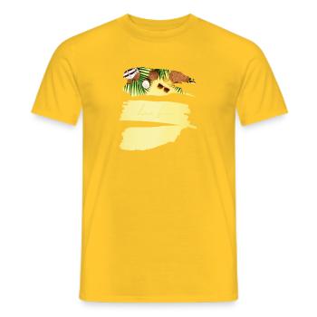 Sommer, Summer - have fun - Männer T-Shirt - Gelb - Vorne - AI Model Male 178 dark (178cm)