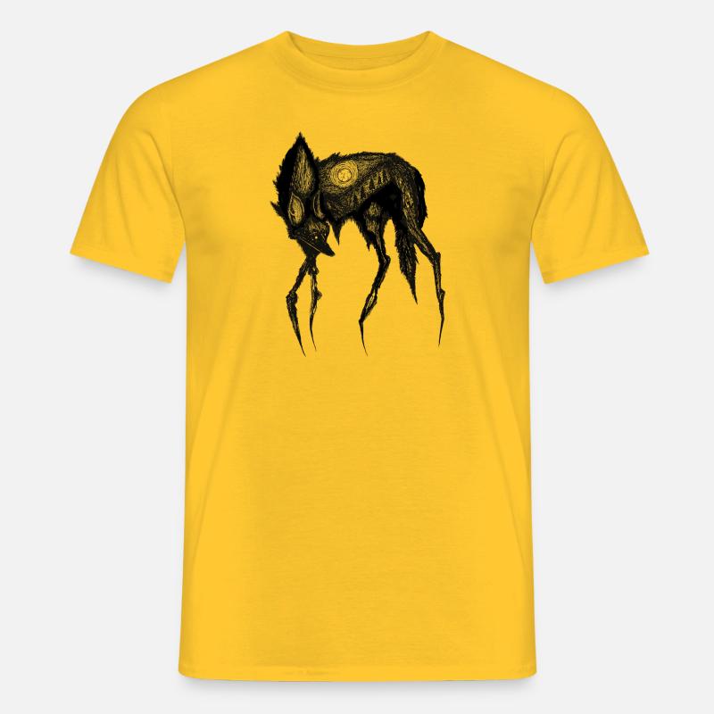 DarkMode - Männer T-Shirt - Gelb