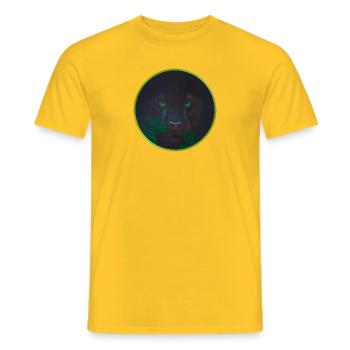 LA PANTHÈRE - T-shirt homme - jaune - Devant - AI Model Male 178 dark (178cm)