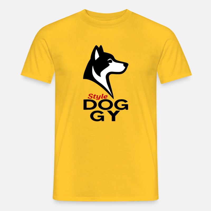 Dogstyle - Männer T-Shirt - Gelb