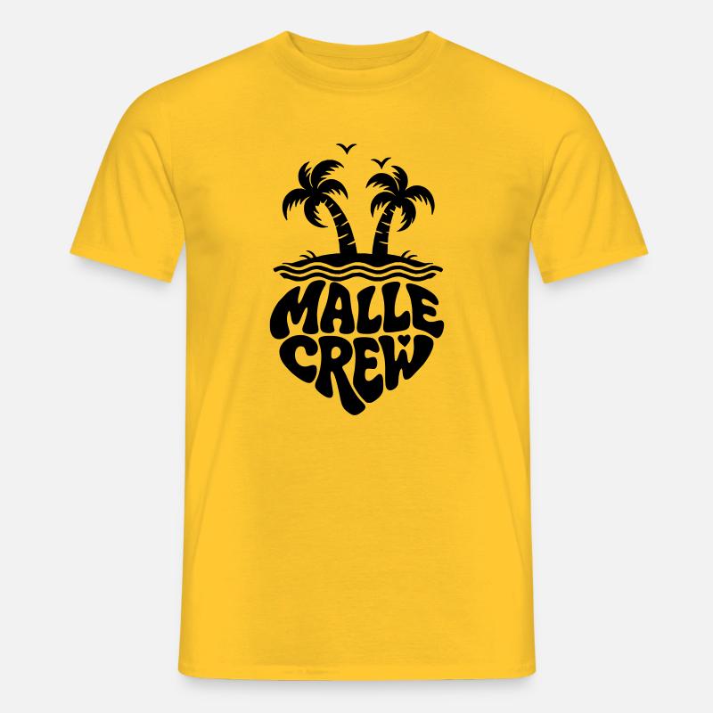 Mallorca Crew  - Männer T-Shirt - Gelb
