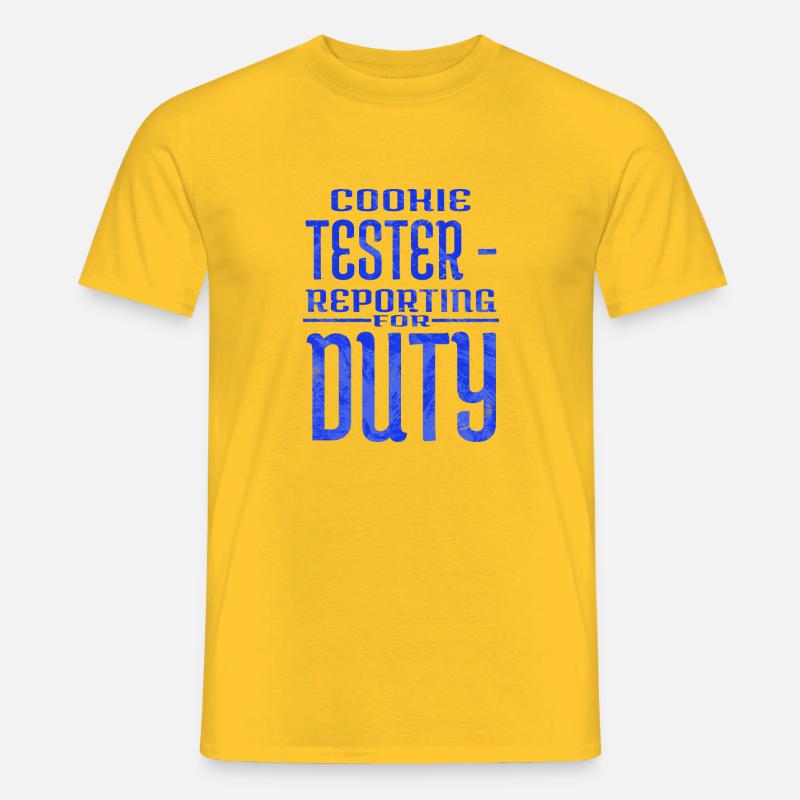 browser beards baking competition - Männer T-Shirt - Gelb