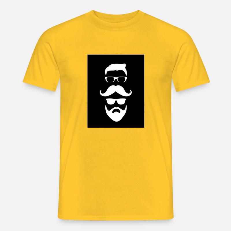 Zwei Freunde - Männer T-Shirt - Gelb