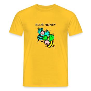 Bienen - Männer T-Shirt - Gelb - Vorne - AI Model Male 178 dark (178cm)