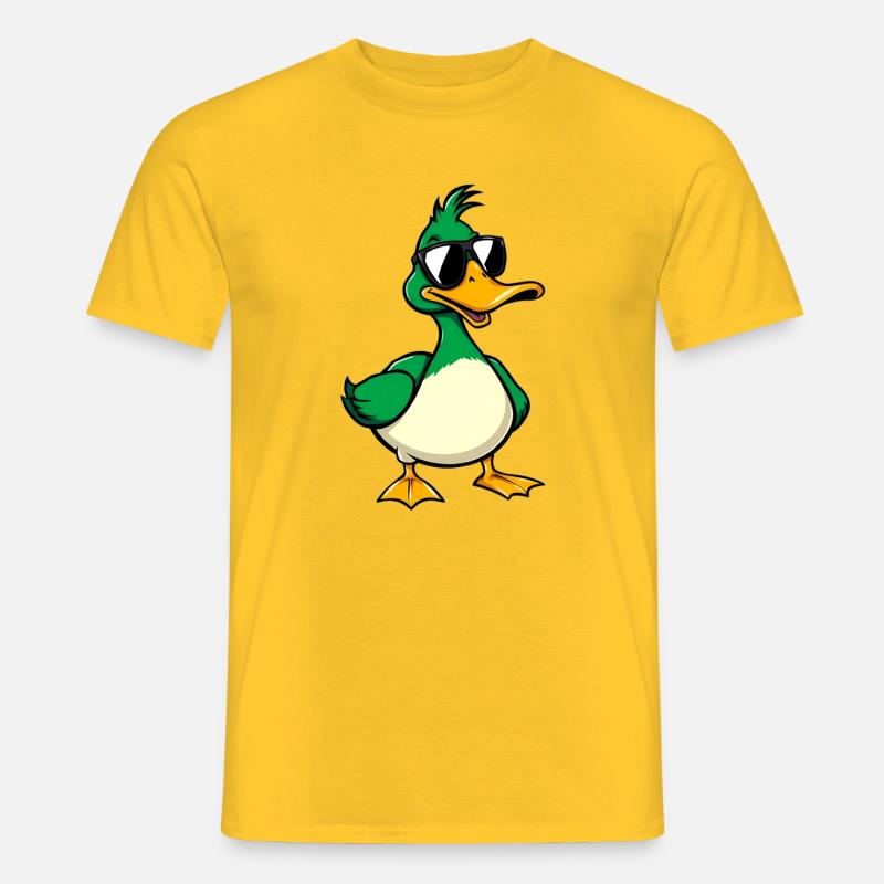 Anatra - T-shirt uomo - giallo