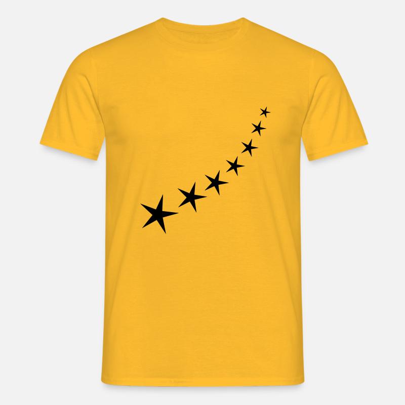 Sternenbogen - Männer T-Shirt - Gelb