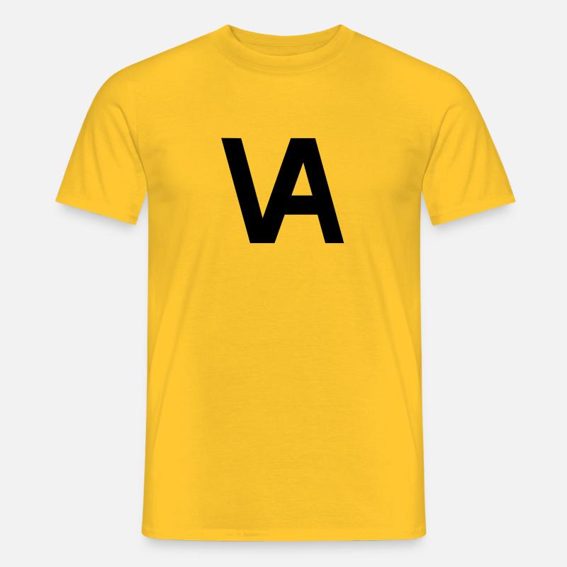 Varianta 65 Logo - Männer T-Shirt - Gelb