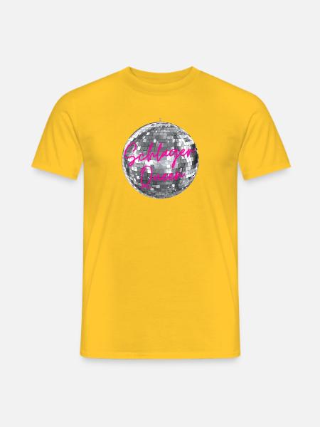 Schlager Queen - Men's T-Shirt - yellow