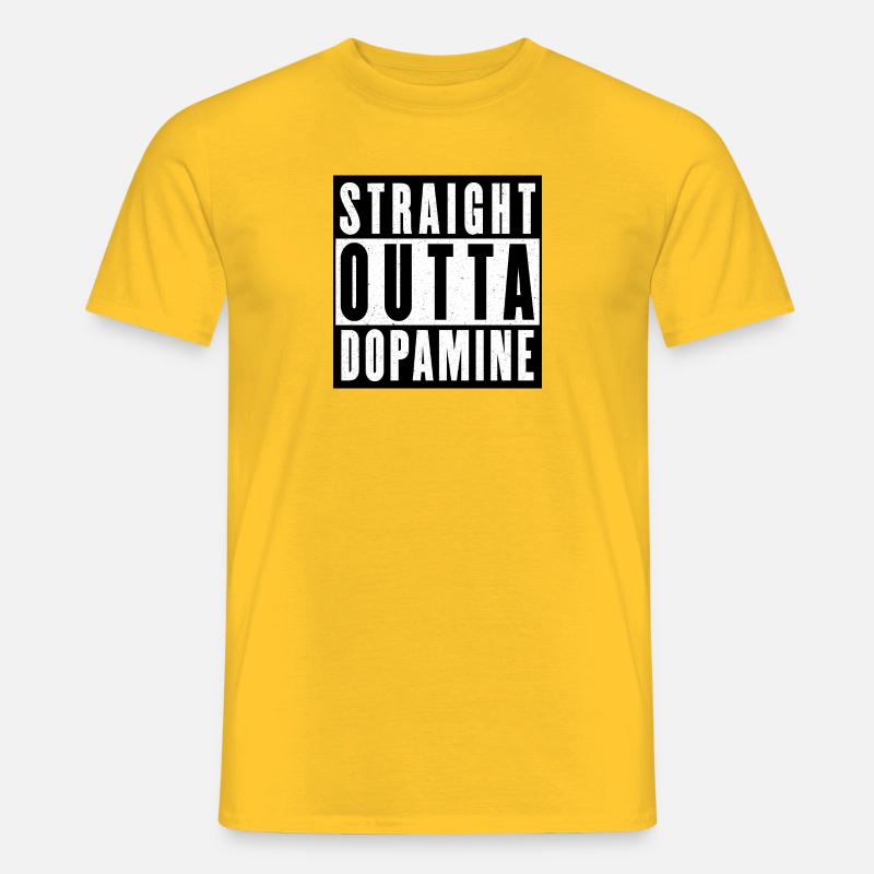Dopamine Boost Bold Typography - Men’s T-shirt - yellow