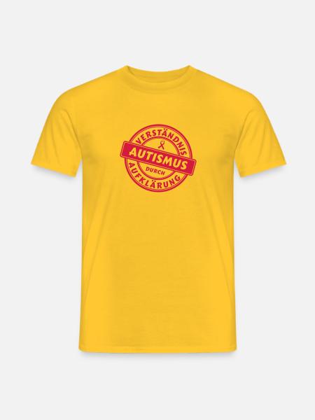 Verständnis durch Aufklärung - Männer T-Shirt - Gelb