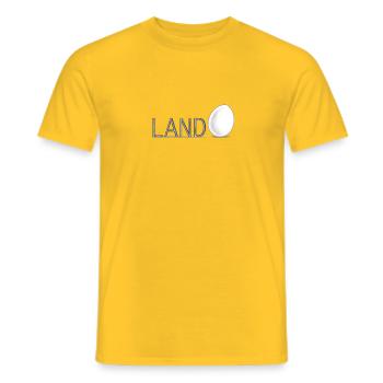 Landei - Männer T-Shirt - Gelb - Vorne - AI Model Male 178 dark (178cm)