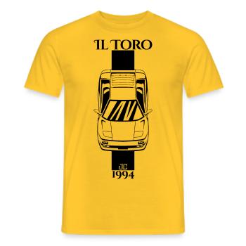 il toro SE 1994 - Men's T-Shirt - yellow - Front - AI Model Male 178 dark (178cm)