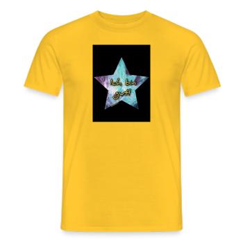 Ich bin gut! - Stern - Männer T-Shirt - Gelb - Vorne - AI Model Male 178 dark (178cm)