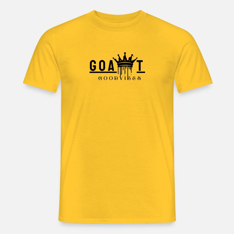 Goat Black edition - Männer T-Shirt - Gelb