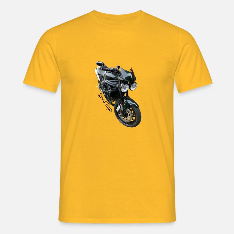 Speed Triple - Männer T-Shirt - Gelb