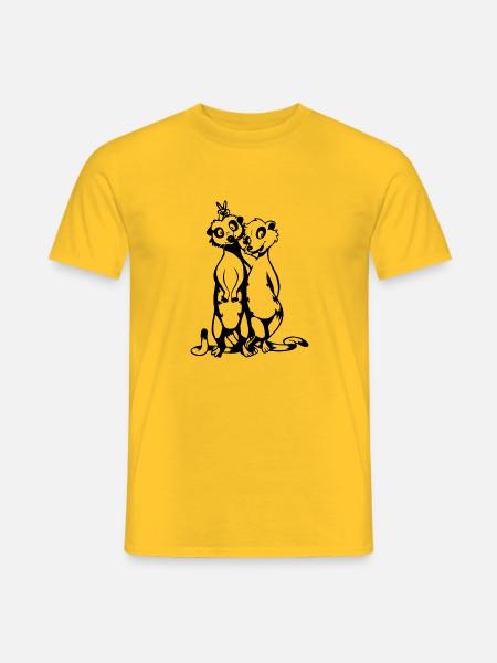 Meerkat - Men's T-Shirt - yellow