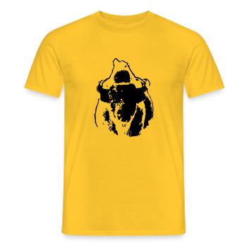 BUFFLE - T-shirt homme - jaune - Devant - AI Model Male 178 dark (178cm)