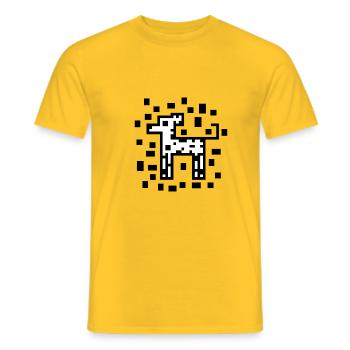 Dalmatinisches Muster - Männer T-Shirt - Gelb - Vorne - AI Model Male 178 dark (178cm)