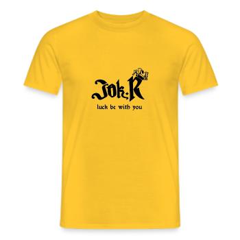 Jok-R - T-shirt homme - jaune - Devant - AI Model Male 178 dark (178cm)