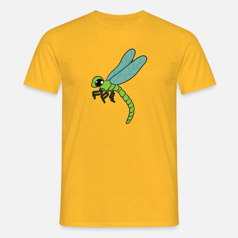 libellula - Maglietta da uomo - giallo
