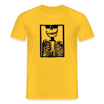 Les garçons morts ne pleurent pas - T-shirt homme - jaune - Devant - AI Model Male 178 dark (178cm)