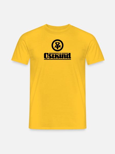 Ostkind mit DDR Logo - Männer T-Shirt - Gelb
