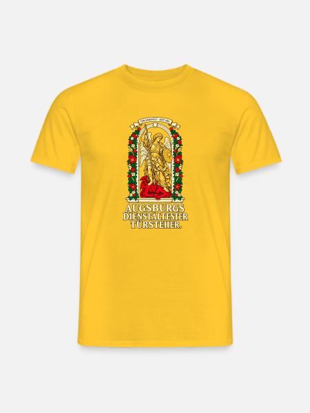 Turamichele Augsburgs Türsteher - Männer T-Shirt - Gelb
