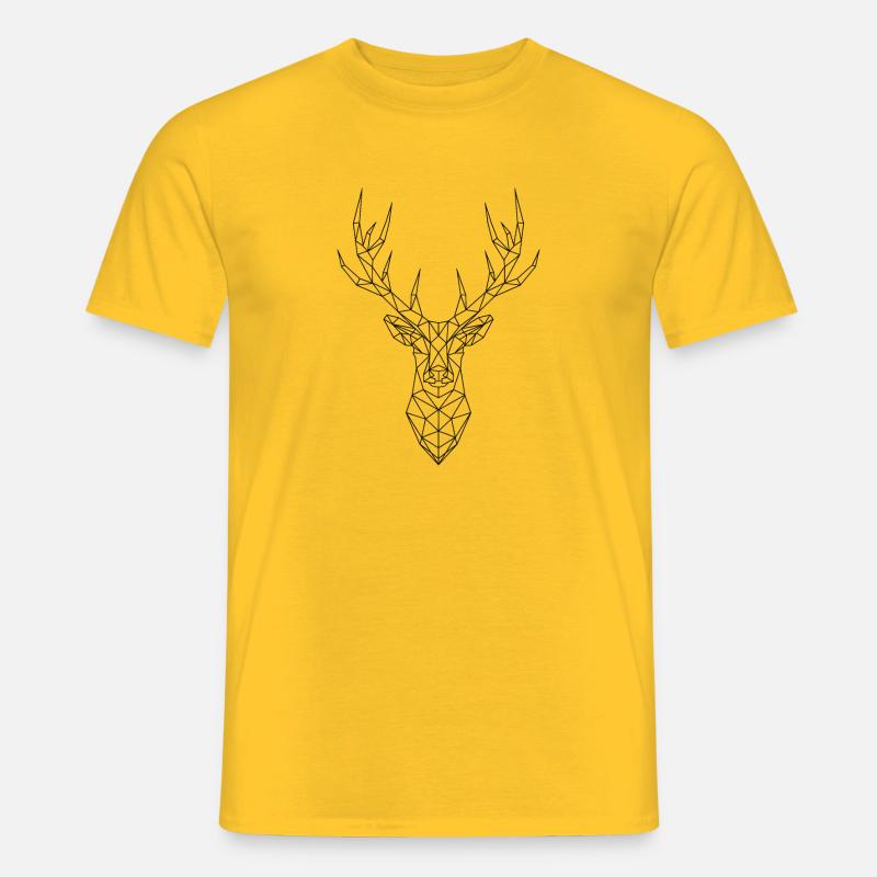 Deer - Men’s T-shirt - yellow