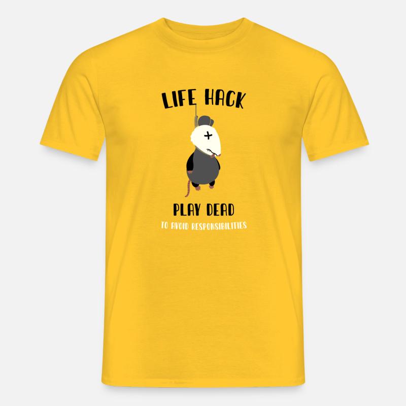 Life Hack - Männer T-Shirt - Gelb
