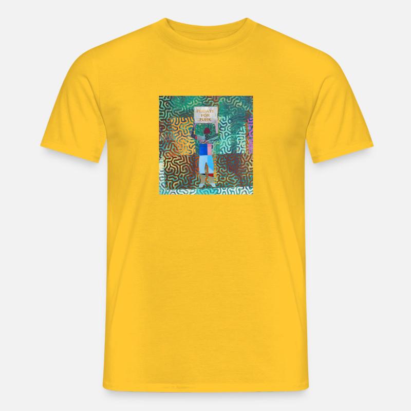 FFF - Männer T-Shirt - Gelb