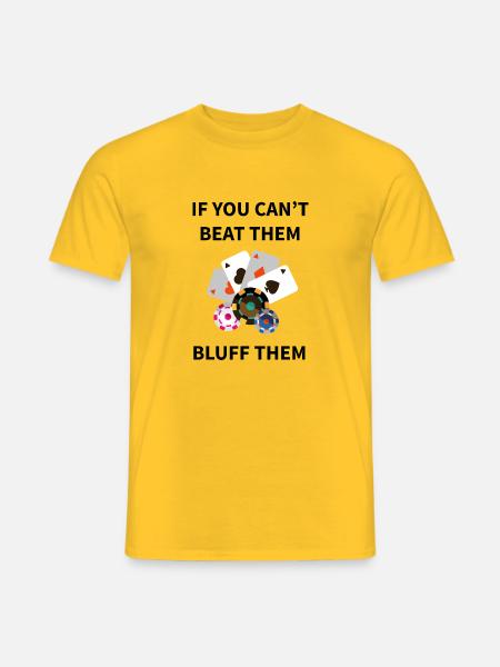 boardgame chess backgammon game night - Männer T-Shirt - Gelb