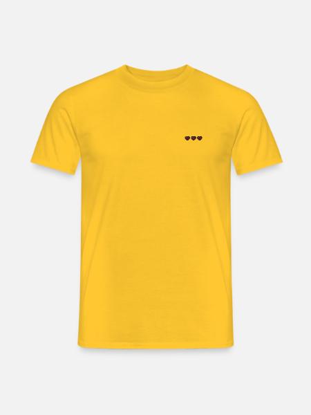 Trois vies - T-shirt homme - jaune