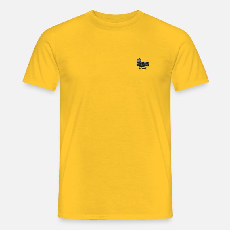 Rom - T-shirt herr - gul