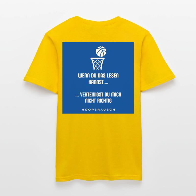 Lesen oder Verteidigen Spruch Hoopsrausch Männer T-Shirt