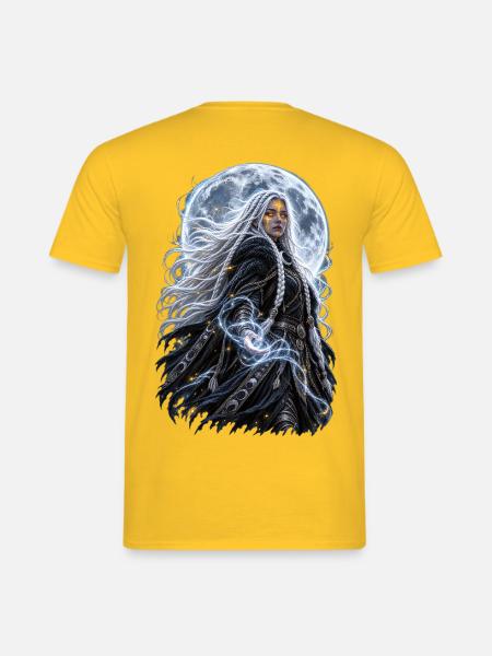 Tochter des Mondes - Männer T-Shirt - Gelb