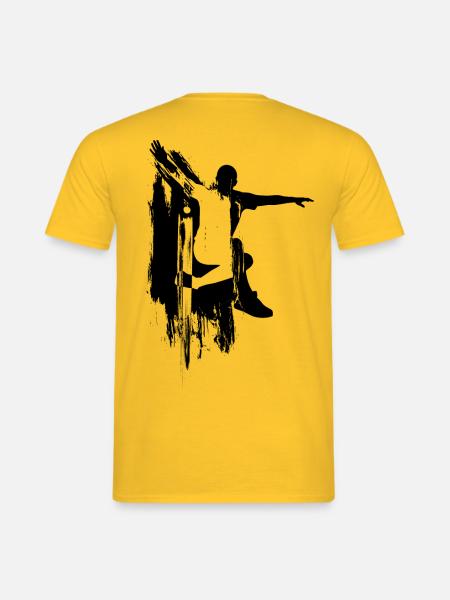 Footbag Hacky Sack Black - Men's T-Shirt - yellow