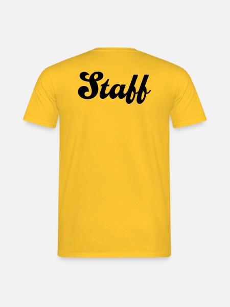 Staff1 - Männer T-Shirt - Gelb