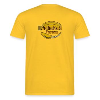 Choose Kindness - Männer T-Shirt - Gelb - Hinten - AI Model Male 178 dark (178cm)