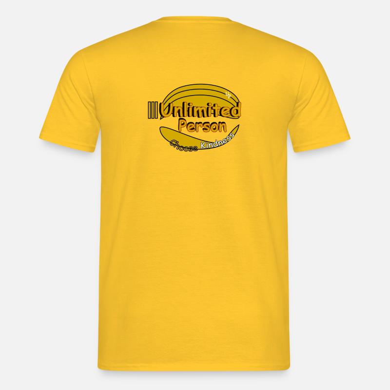 Choose Kindness - Männer T-Shirt - Gelb