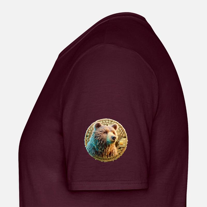 BTC Bär Bearish Männer T-Shirt