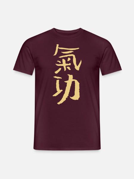 Qigong - Männer T-Shirt - Ziegelrot