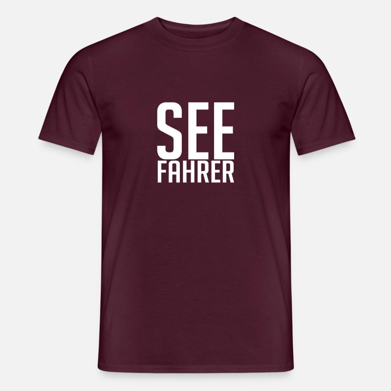 SEEFAHRER - Männer T-Shirt - Ziegelrot