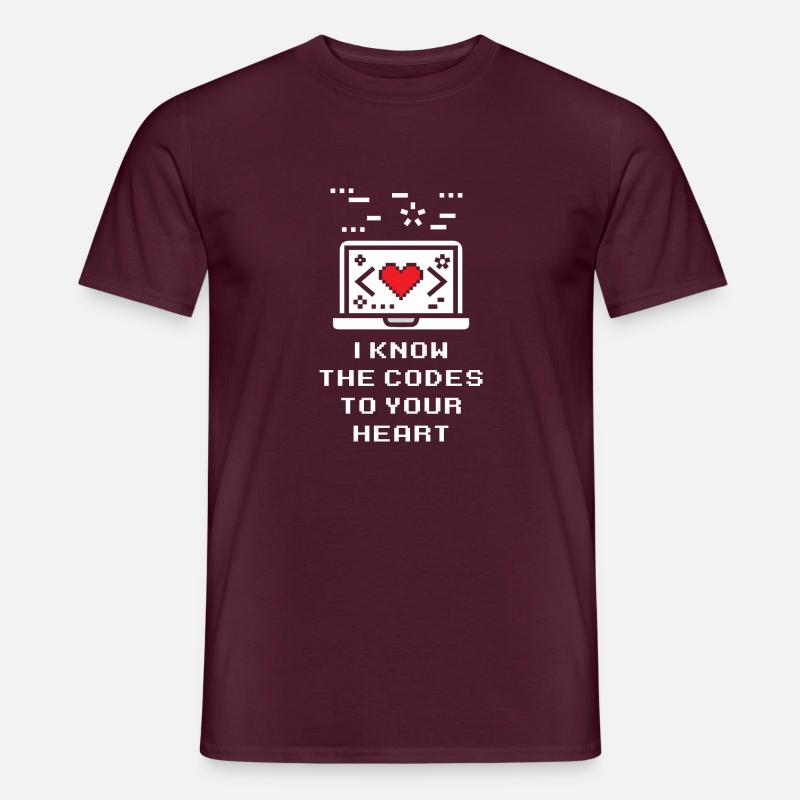 Programmierer Coder Software Entwickler - Männer T-Shirt - Ziegelrot