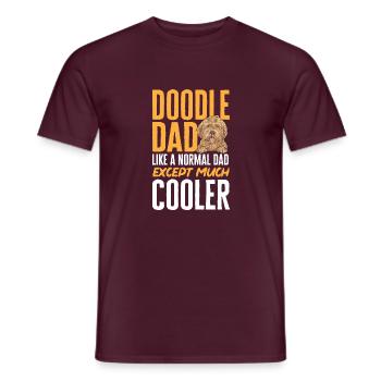 Goldendoodle Doodle Hund - Männer T-Shirt - Ziegelrot - Vorne - AI Model Male 178 light (178cm)