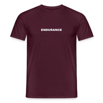 ENDURANCE - Men's T-Shirt - brick red - Front - AI Model Male 178 light (178cm)