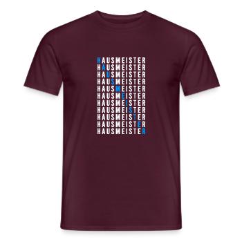 Hausmeister - Männer T-Shirt - Ziegelrot - Vorne - AI Model Male 178 light (178cm)