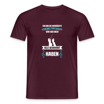Chorleiterin Beruf Chorsänger Geschenk - Männer T-Shirt - Ziegelrot - Vorne - AI Model Male 178 light (178cm)