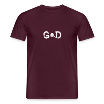 God Legend gott dart darts darter - Männer T-Shirt - Ziegelrot - Vorne - AI Model Male 178 light (178cm)